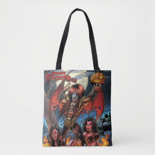 Fantastisk Demon Boy Art Tote Bag Tygkasse
