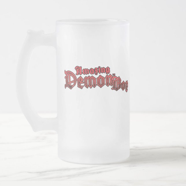 Fantastisk Demon Boy  Frostat Ölglas (Vänster)