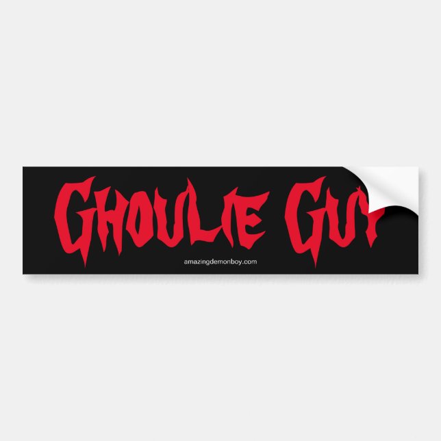 Fantastisk Demon Boy Ghoulie Guy Bumper Sticker Bildekal (Framsidan)