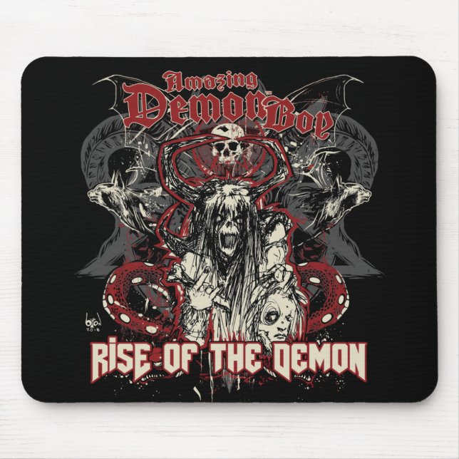 Fantastisk Demon Boy Stiga upp om Demon Mouse Pad Musmatta (Framsidan)
