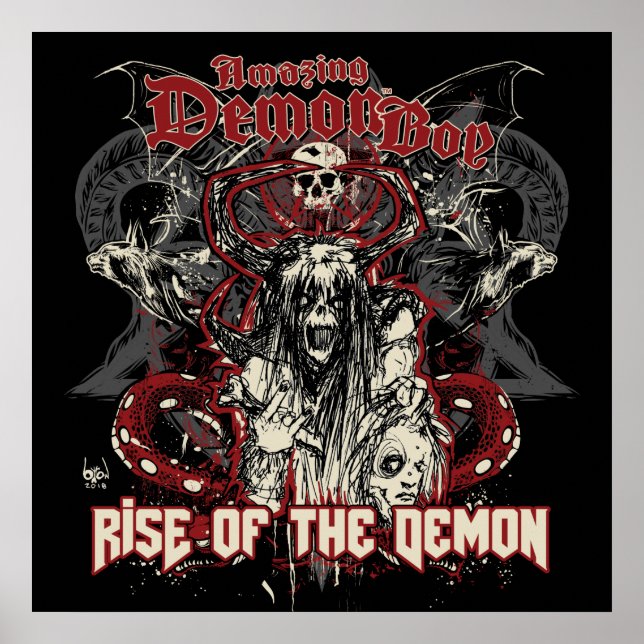 Fantastisk Demon Boy Stiga upp om Demon Poster (Framsidan)