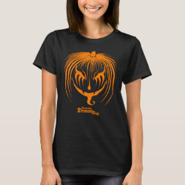 Fantastisk Demonpojke Pumpkinhead Orange Halloween T Shirt