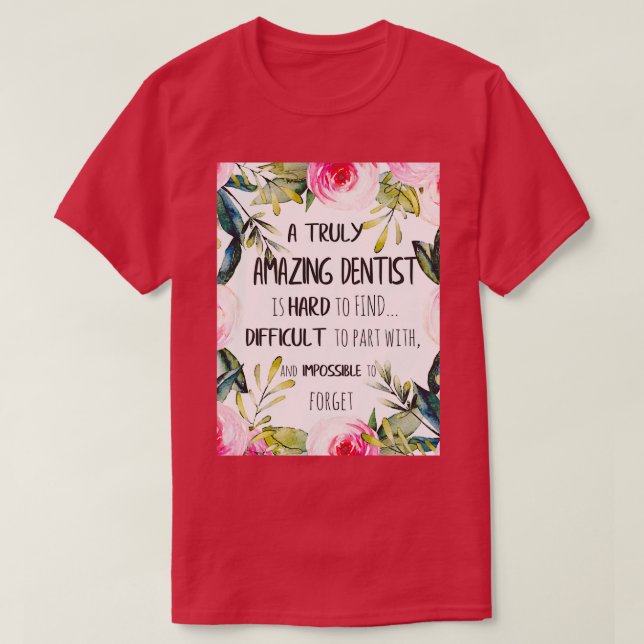 Fantastisk Dentist Farewell-gåva Lämnande Gift Ide T Shirt (Design framsida)