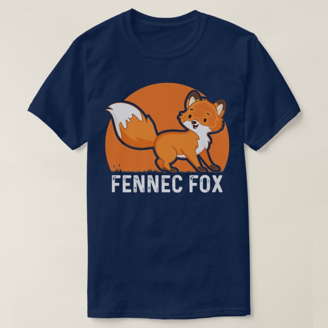 Fantastisk Design Fennec Fo Älskare Funny Fennec f T Shirt (Design framsida)