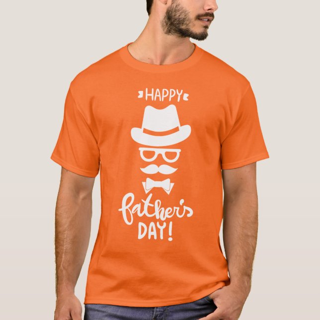 Fantastisk Design Sending Lycklig Fars dag T-Shirt (Framsida)