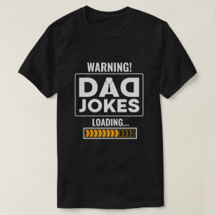 Fantastisk designvarning! Pappa Joke Loading T Shirt