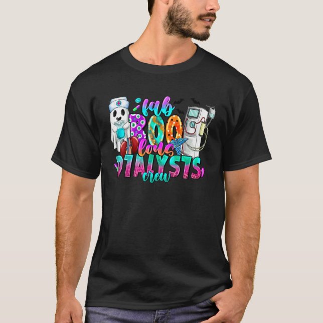 Fantastisk Dialyspersonal Spöksköterskor Halloween T Shirt (Framsida)