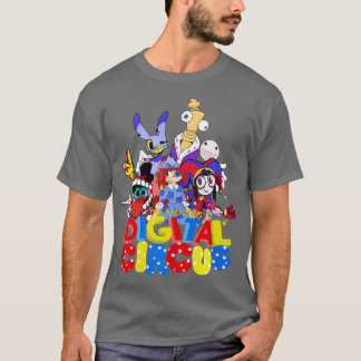 Fantastisk Digital Circus Crewnacksvitskjorta T Shirt