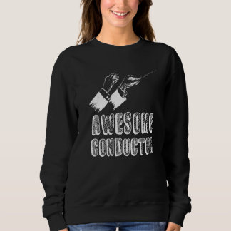 Fantastisk dirigent med taktpinne i musikorchester t shirt