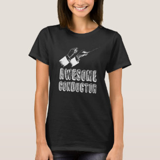 Fantastisk dirigent med taktpinne i musikorchester t shirt