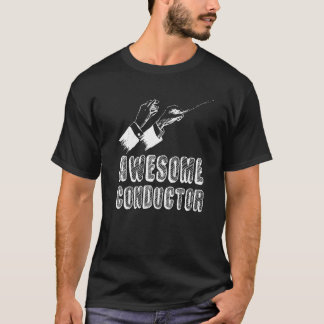 Fantastisk dirigent med taktpinne i musikorchester t shirt
