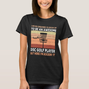 Fantastisk Discgolfspelare Golfälskare Golfare Spo T Shirt