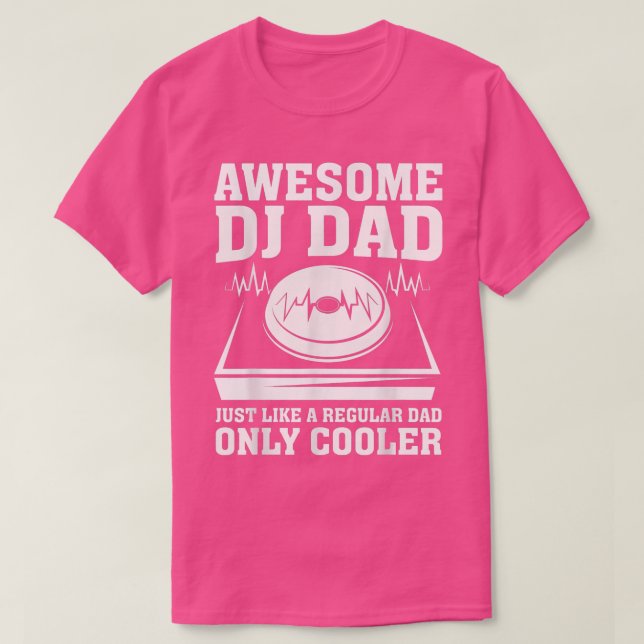 Fantastisk DJ Pappa Legend Funny DJ Disk Jockey Mu T Shirt (Design framsida)