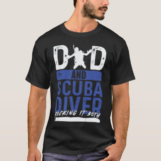 Fantastisk Djup Undervattenssnorklare Scuba Dyknin T Shirt