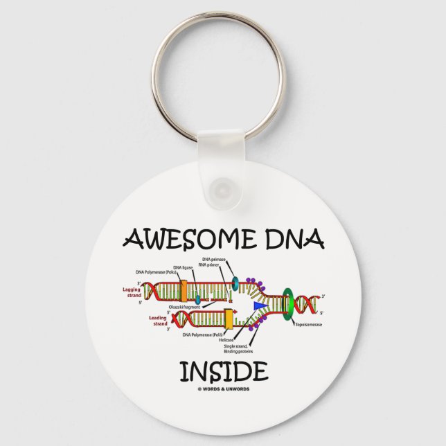 Fantastisk DNA Inside Nyckelring (Framsida)