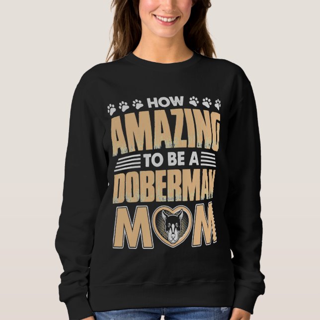 Fantastisk Doberman Mamma T Shirt (Framsida)