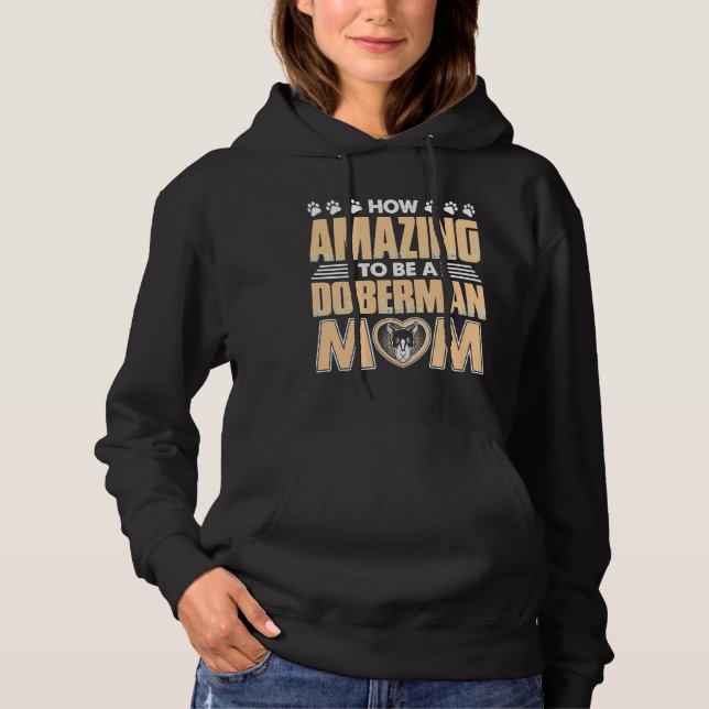 Fantastisk Doberman Mamma T Shirt (Framsida)