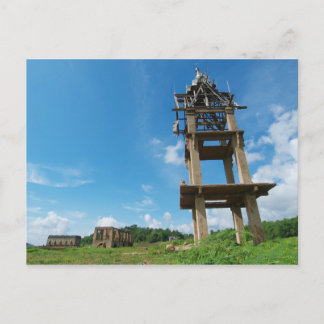 Fantastisk drunkning. vykort