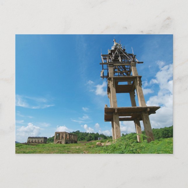 Fantastisk drunkning. vykort (Framsida)