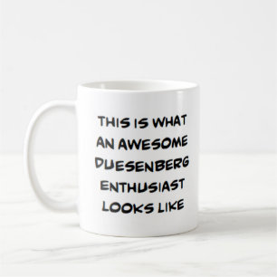 fantastisk duesenberentusiaster kaffemugg