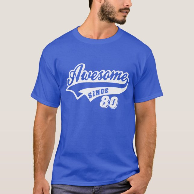 Fantastisk efter 1980 tee (Framsida)