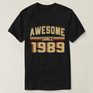 Fantastisk efter vintage 1989 30 år gammal t shirt