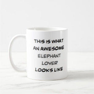 fantastisk elefant älskare kaffemugg