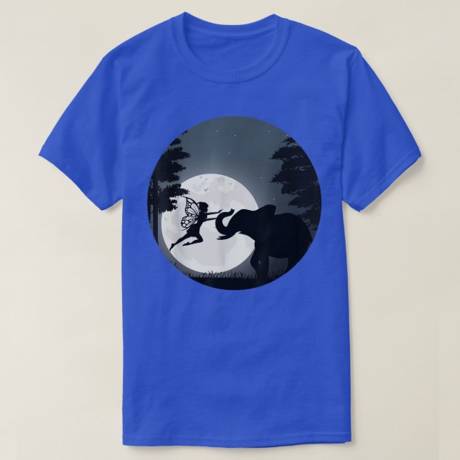 Fantastisk elefant under fullt-ljuset t shirt (Design framsida)