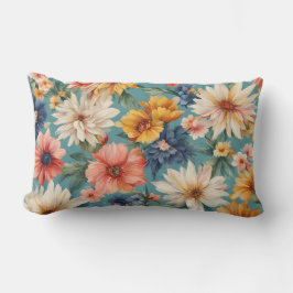 Fantastisk Elegant Gentle sommarblommor Lumbarkudde