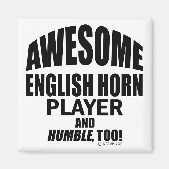 Fantastisk English Horn Player Magnet (Framsidan)