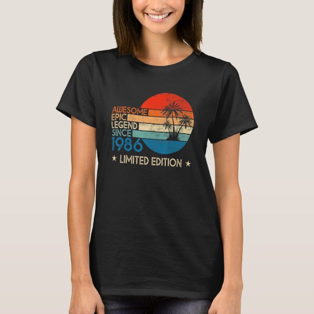 Fantastisk Epic Legend sedan 1986 T Shirt (Framsida)