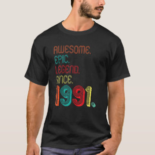 Fantastisk Epic Legend sedan 1991 31 år gammal 31a T Shirt
