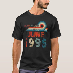 Fantastisk Epic Legend sedan juni 1995 27:e födels T Shirt