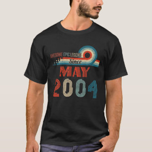 Fantastisk Epic Legend sedan maj 2004 18:e födelse T Shirt