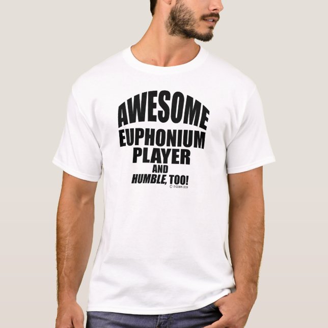 Fantastisk Euphonium Player Tee (Framsida)