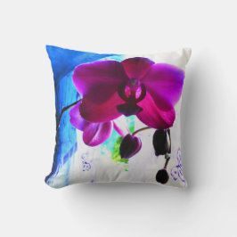 Fantastisk Exotic Phalaenopsis Orchid-fotografi Kudde