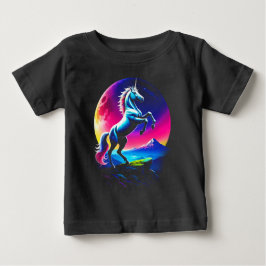 Fantastisk Färgrik Enhörning Vildmark T Shirt