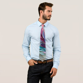 Fantastisk färgstark färggrafisk Abstrakt Slips