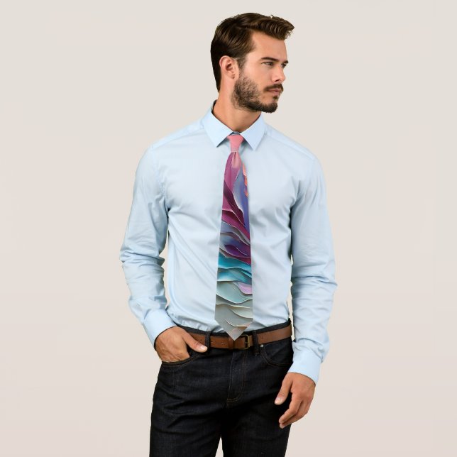 Fantastisk färgstark färggrafisk Abstrakt Slips (In Situ)