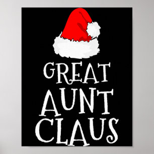 Fantastisk Faster Claus Jul Santa's Pyjamas Familj Poster
