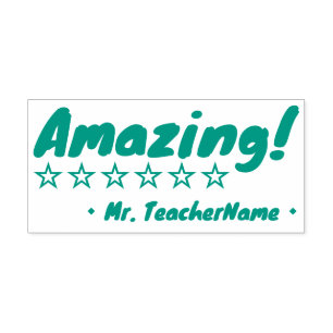 "Fantastisk!" Feedback Rubber Frimärke Självfärgande Stämpel