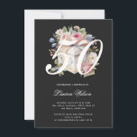 fantastisk femtiogåsfödelsedag, blommigt inbjudningar<br><div class="desc">lustigt 50-födelsedagsinbjudan med allt som du kan slå in i en elegant stil. Fackfärgsfärgat stänk med faux guld-folie i kombination med elegant serif- och skriptteckensnitt. Anpassa med din egen information och kontrollera vår butik för fler objekt från den här samlingen.</div>