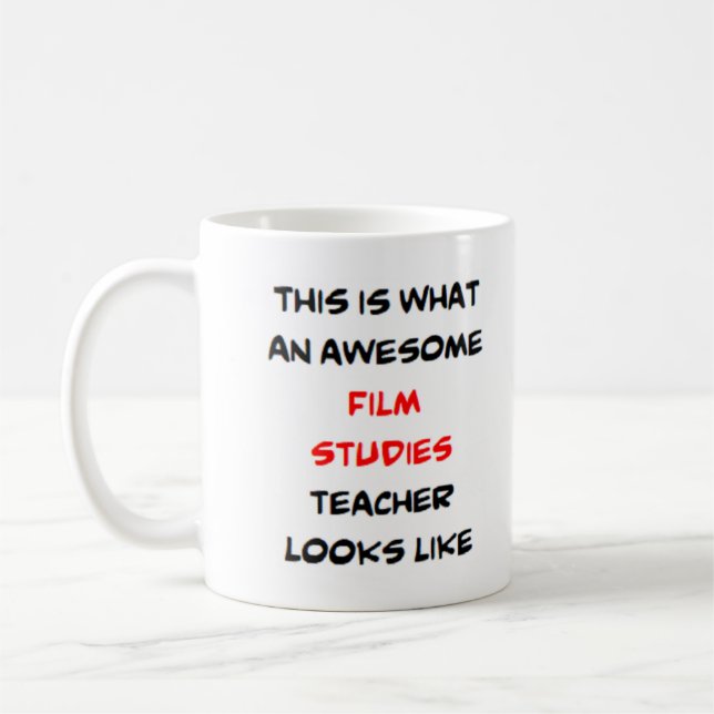 fantastisk filmstudielärare, kaffe mugg (Vänster)