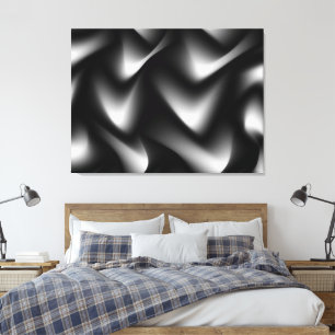 Fantastisk Fine Art Black and White Wrapped Canvas