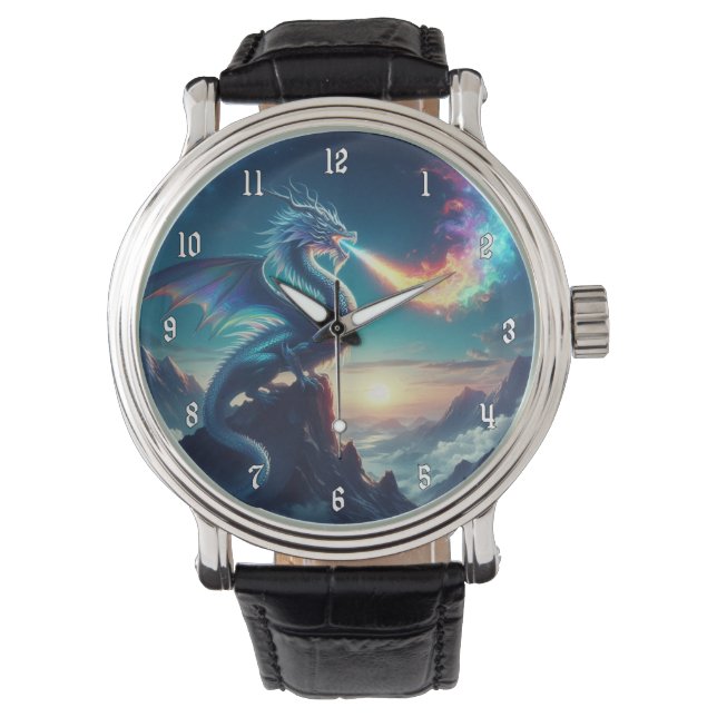 Fantastisk Fire Breathing Dragon Armbandsur (Framsida)