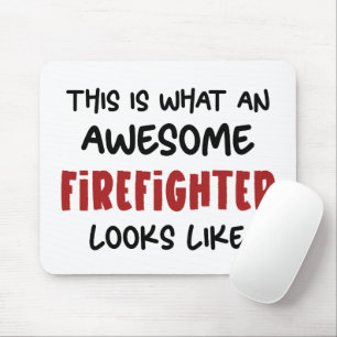 Fantastisk Firefighter Funny Firefighter Musmatta