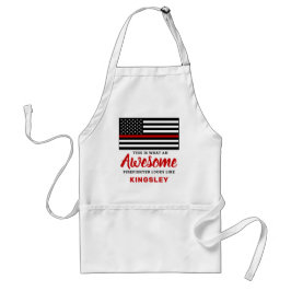 Fantastisk Firefighter Thin Red Line BBQ Förkläde
