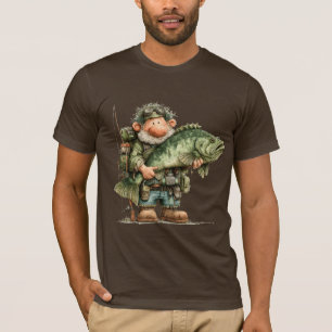 Fantastisk Fiskare Lat Dag Fiske T Shirt