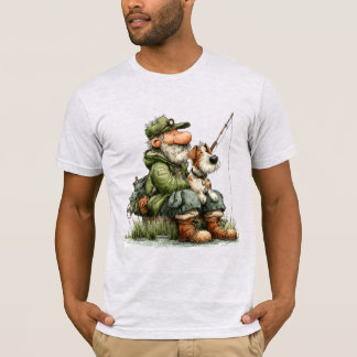 Fantastisk Fiskare Lat Dag Fiske T Shirt