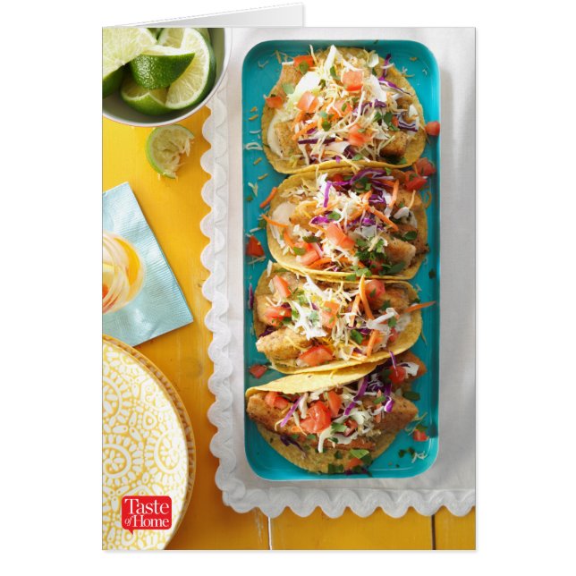 Fantastisk fiskTacos OBS Kort (Framsidan)